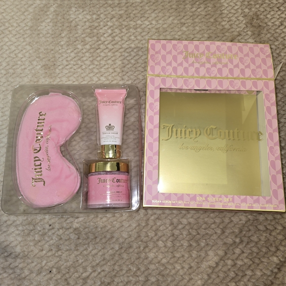 Brand New/Sealed Juicy Couture Pink Spa Sleep Set Vanilla Dream - Picture 5 of 7